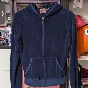 Juicy Couture Deep Blue Zip-Up Jacket